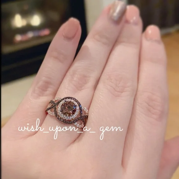 Champagne Diamonds Ring